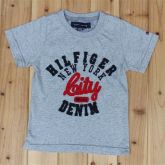 Camisa Infantil Tommy Hilfinger Cinza